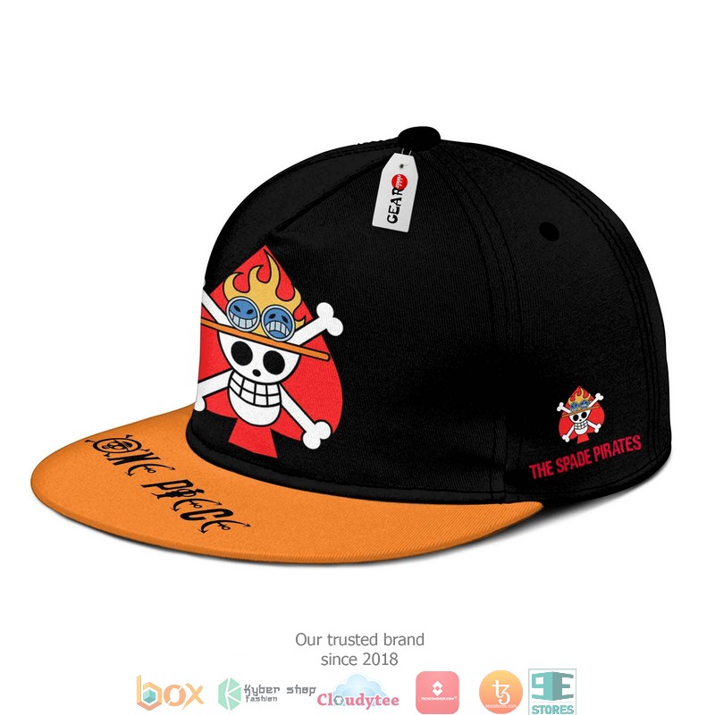 The Spade Pirates One Piece Anime Snapback hat 1