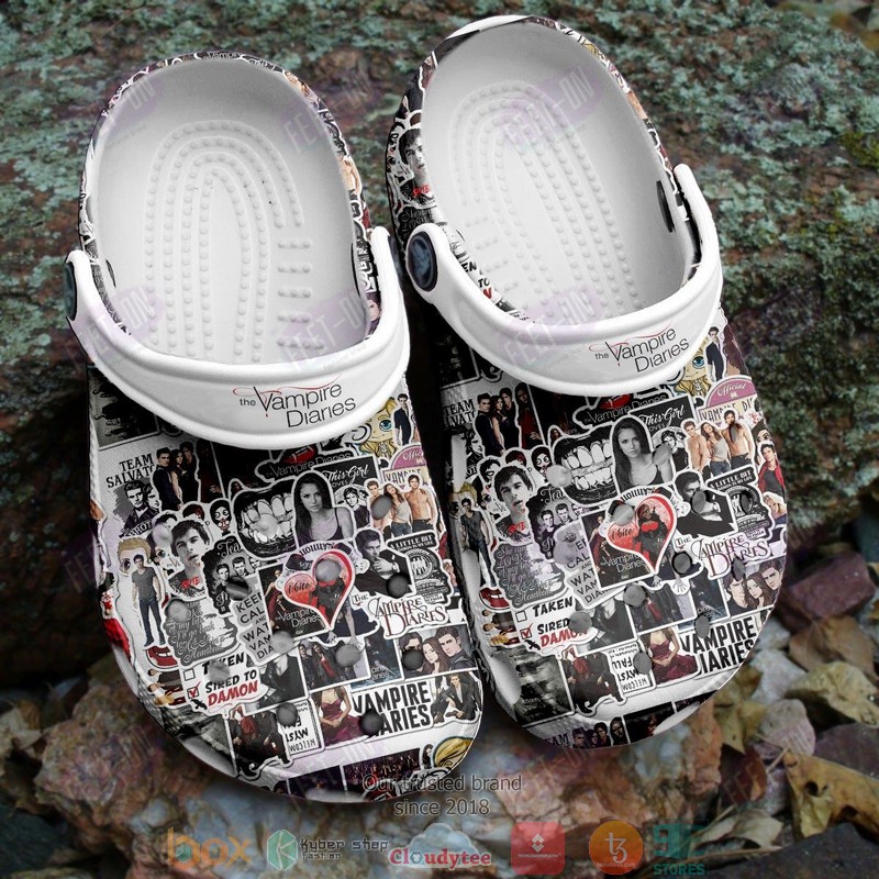 The Vampire Diaries Characters Crocband Clogs