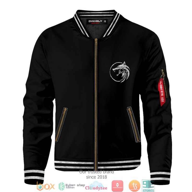The White Wolf Bomber Jacket