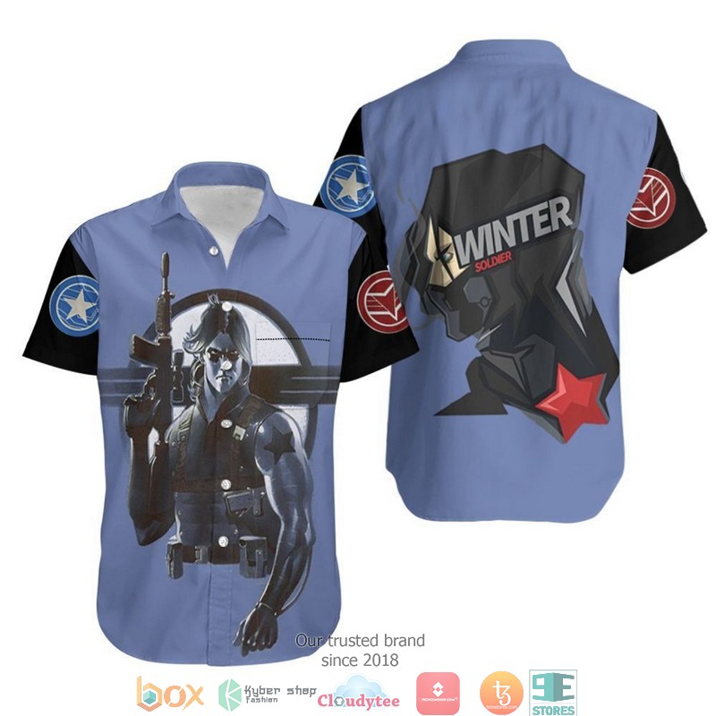The Winter Soldier Real Assassin Short Sleeve Hawaiian Shirt