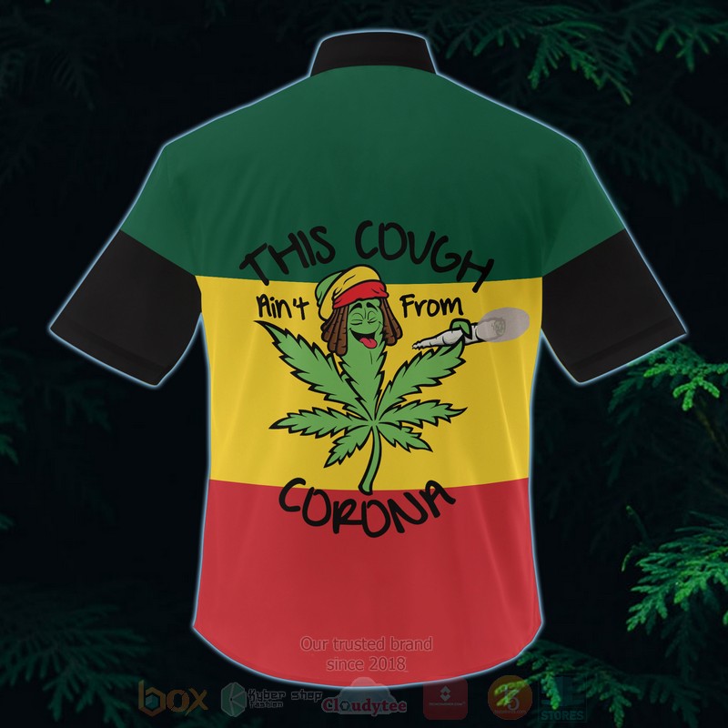 BEST This Cough Aint From Corona Green-Yellow-Red 3D Aloha Shirt 2 This Cough Aint From Corona Green Yellow Red Hawaiian Shirt 1