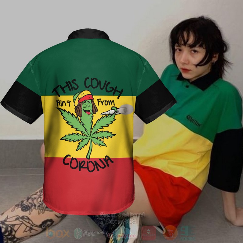 BEST This Cough Aint From Corona Green-Yellow-Red 3D Aloha Shirt 4 This Cough Aint From Corona Green Yellow Red Hawaiian Shirt 1 2 3