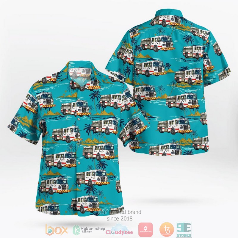 NEW Thorndale Pennsylvania Thorndale Fire Company Hawaii Shirt