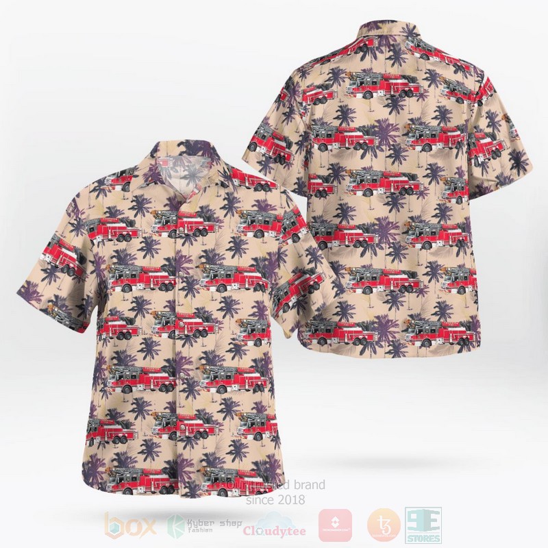 BEST Thornton Fire Department, Colorado 3D Aloha Shirt word1