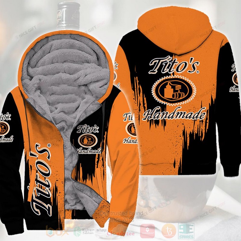 Titos Handmade Vodka Fleece Zip Hoodie