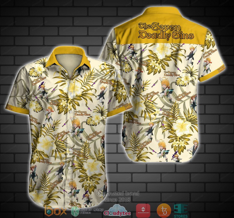 Tlmus The Saven Deadly Sins Short Sleeve Hawaiian Shirt