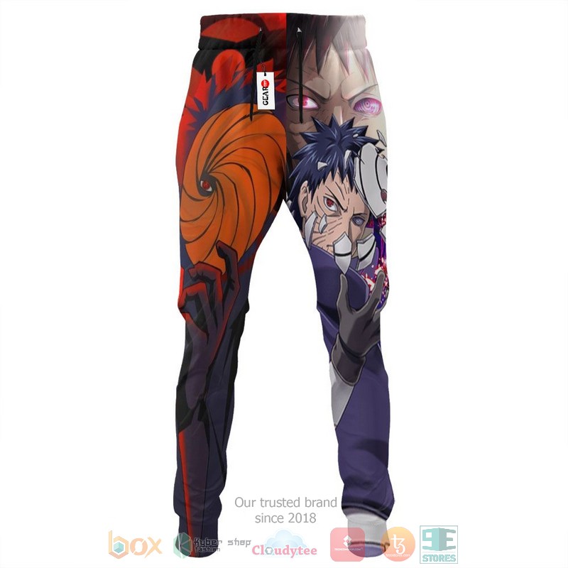 BEST Tobi Akatsuki Anime Naruto Longpants 3 Tobi Akatsuki Anime Naruto Jogger longpants 1 2