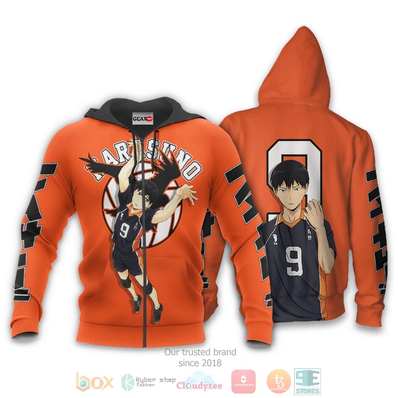 Tobio Kageyama Haikyuu Anime 3D Hoodie Bomber Jacket