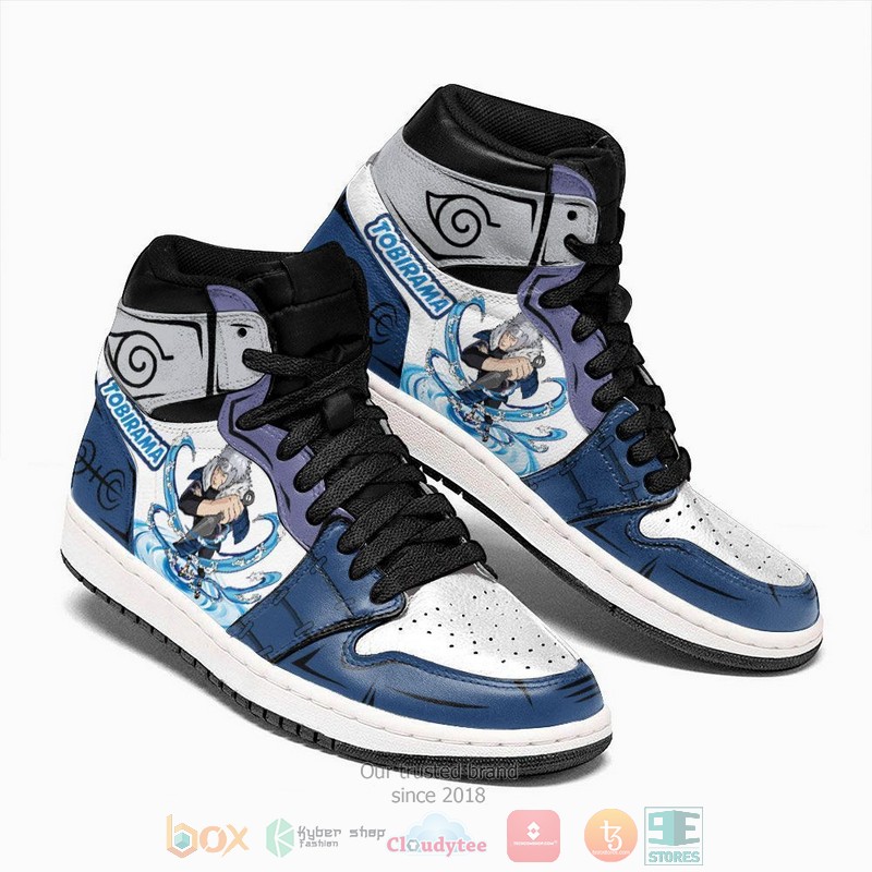 Tobirama Senju Naruto Anime Air Jordan High Top Shoes 1