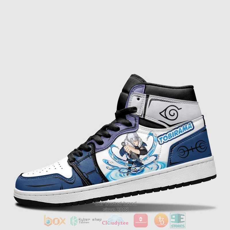 NEW Tobirama Senju Naruto Anime Air Jordan 1 shoes sneaker 3 Tobirama Senju Naruto Anime Air Jordan High Top Shoes 1 2