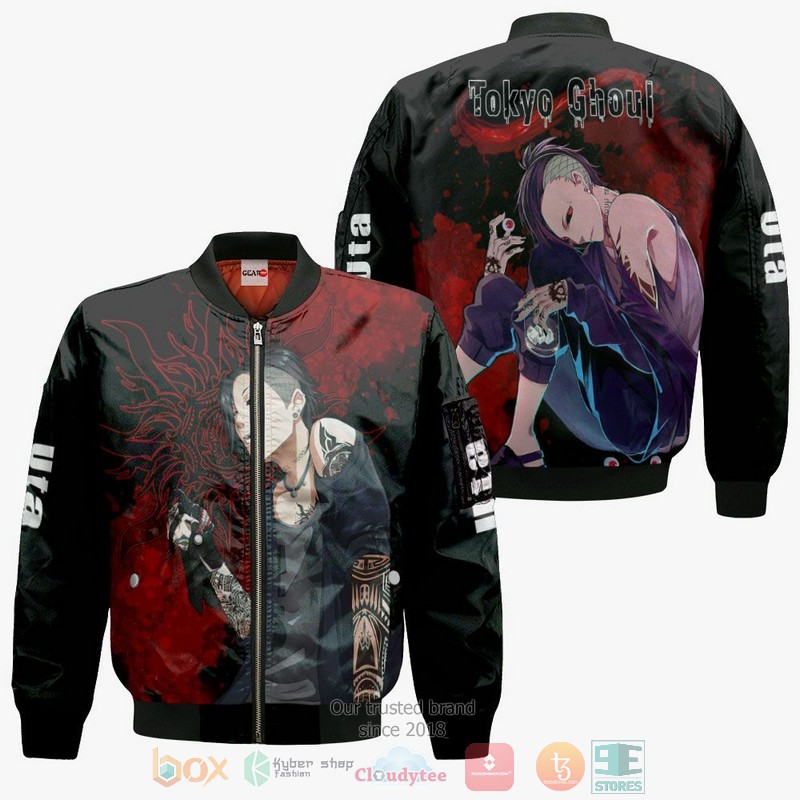 NEW Tokyo Ghoul Uta Anime Full Printed 3D Sweater, Hoodie 4 Tokyo Ghoul Uta Anime 3D Hoodie Bomber Jacket 1 2 3