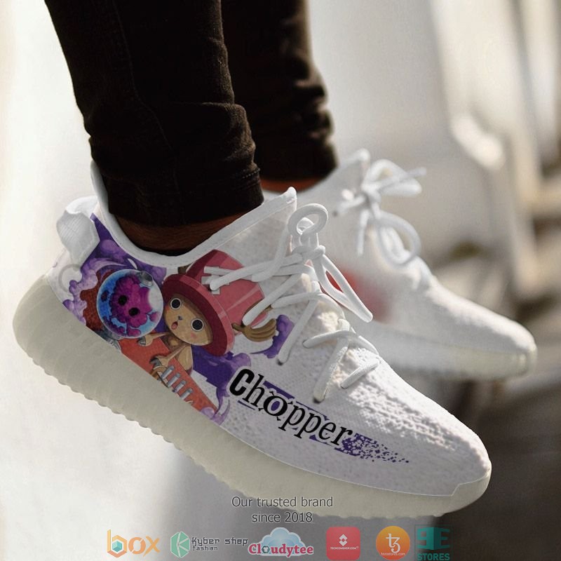 Tony Tony Chopper One Piece Anime Yeezy Sneaker Shoes 3 Tony Tony Chopper One Piece Anime Yeezy Sneaker Shoes 1 2