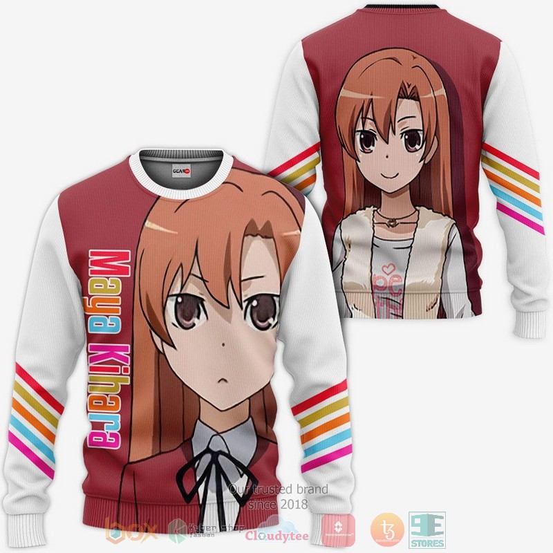 NEW Toradora Maya Kihara Anime Full Printed 3D Sweater, Hoodie 2 Toradora Maya Kihara Anime 3D Hoodie Bomber Jacket 1