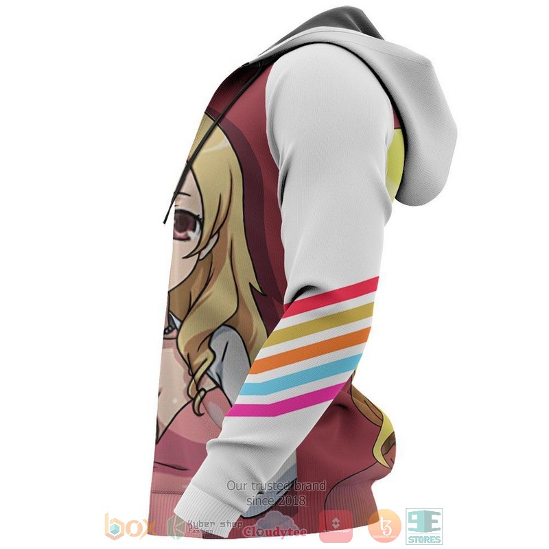 Toradora Yasuko Takasu Anime 3D Hoodie Bomber Jacket 1 2 3 4 5