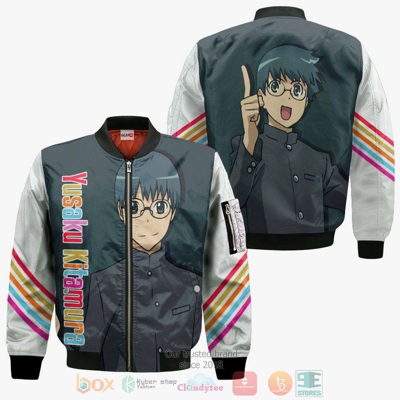 Toradora Yusaku Kitamura Anime 3D Hoodie Bomber Jacket 1 2 3