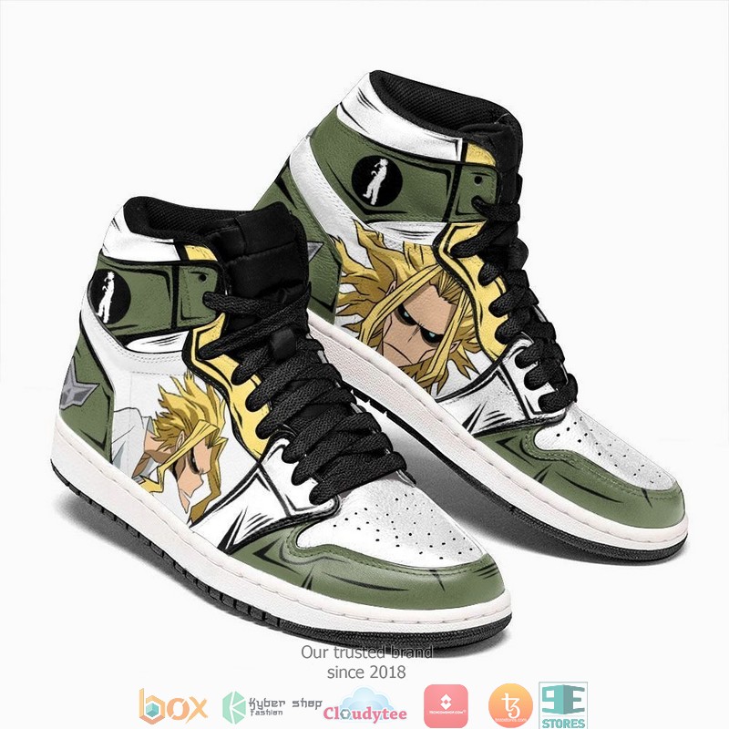Toshinori Yagi MHA Anime Air Jordan High Top Shoes 1