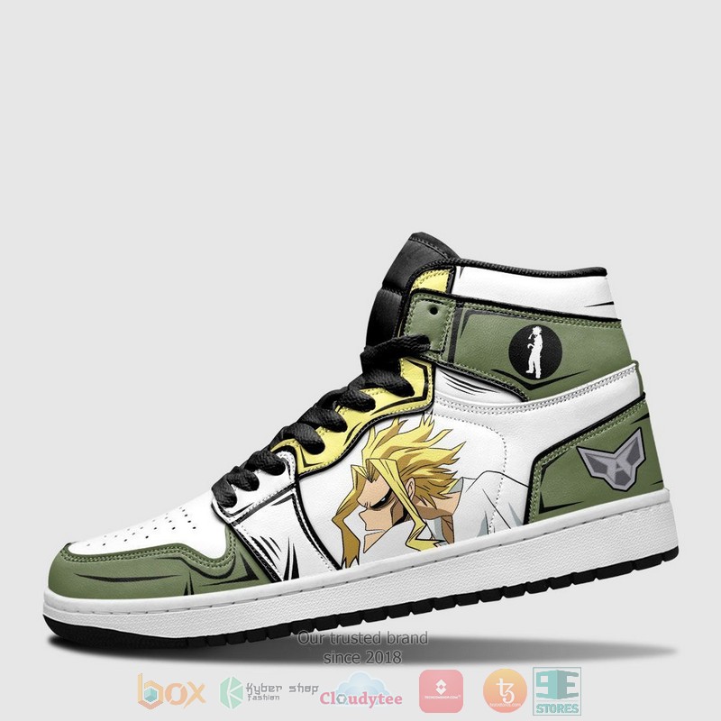 NEW Toshinori Yagi My Hero Academia Anime Air Jordan 1 shoes sneaker 3 Toshinori Yagi My Hero Academia Anime Air Jordan High Top Shoes 1 2