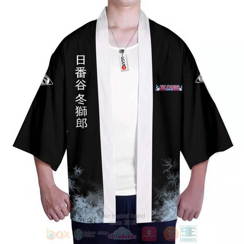 BEST Toshiro Hitsugaya Bleach Anime Japan 3D Print Kimono 3 Toshiro Hitsugaya Bleach Anime Inspired Kimono 1 2