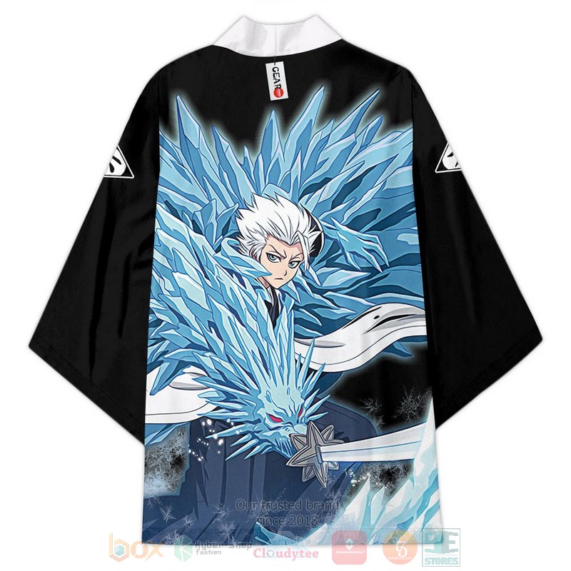 BEST Toshiro Hitsugaya Bleach Anime Japan 3D Print Kimono 4 Toshiro Hitsugaya Bleach Anime Inspired Kimono 1 2 3