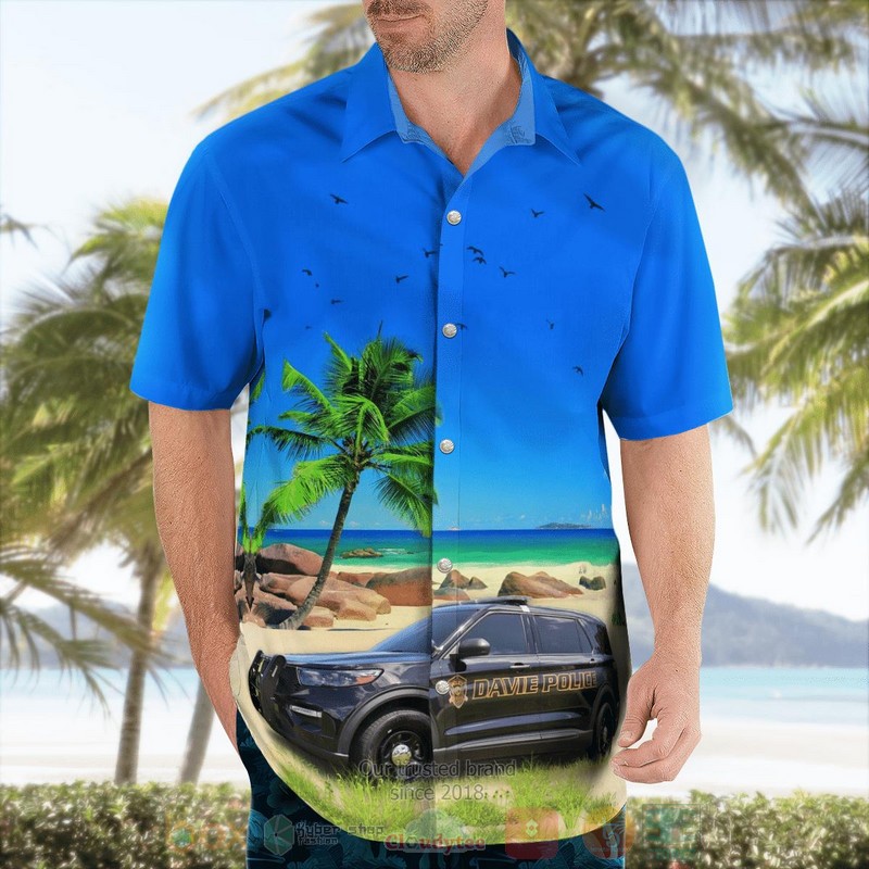 BEST Town of Davie Police Department 3D Aloha Shirt 4 BEST Town of Davie Police Department 3D Aloha Shirt word3