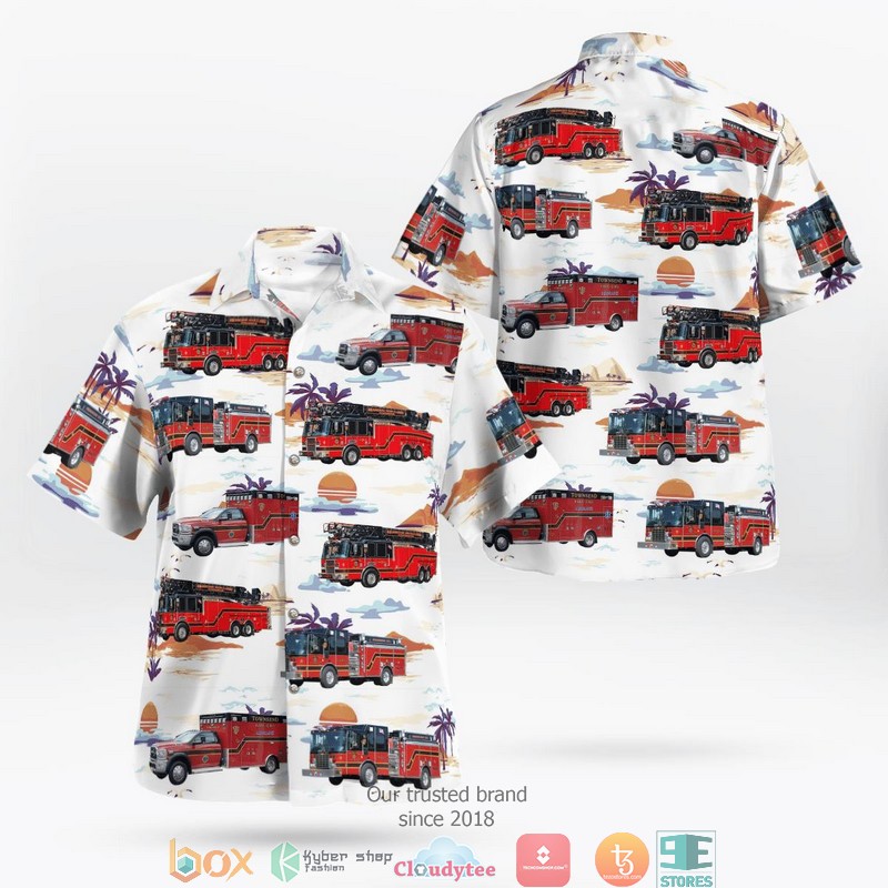 Townsend Massachusett Townsend Fire EMS Department Hawaii 3D Shirt