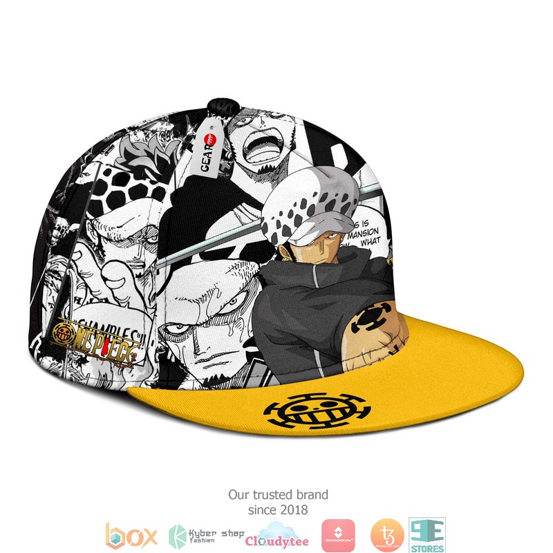 Trafalgar Law One Piece Anime Mix Manga Snapback hat 1