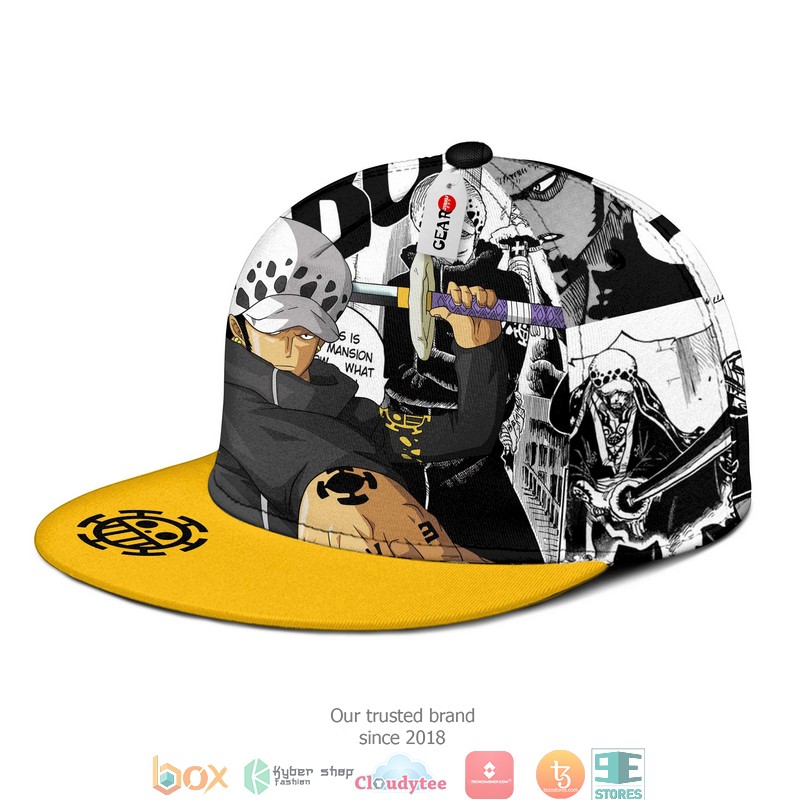 Trafalgar Law One Piece Anime Mix Manga Snapback hat 3 Trafalgar Law One Piece Anime Mix Manga Snapback hat 1 2