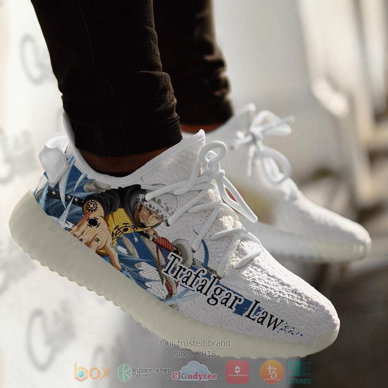 BEST Trafalgar Law One Piece Yeezy Shoes Sneaker 5 Trafalgar Law One Piece Anime Yeezy Shoes 1 2 3 4