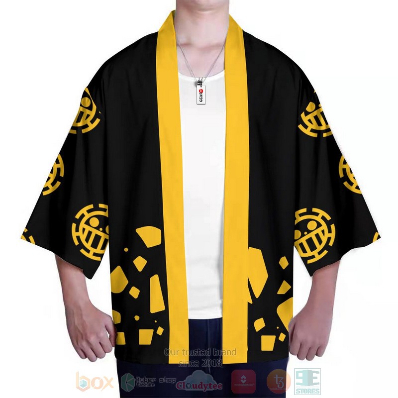 BEST Trafalgar Law One Piece Otaku Anime Japan 3D Print Kimono 3 Trafalgar Law One Piece Otaku Anime Inspired Kimono 1 2