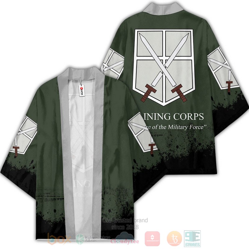 Training Corps Attack On Titan Anime Inspired Kimono