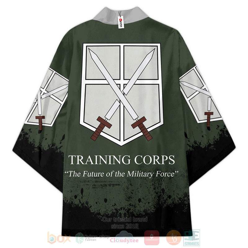 Training Corps Attack On Titan Anime Inspired Kimono 1