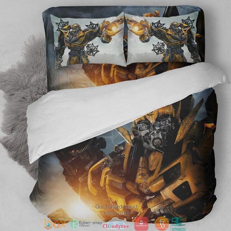 Transformer Bumblebee Duvet Cover Bedroom Set
