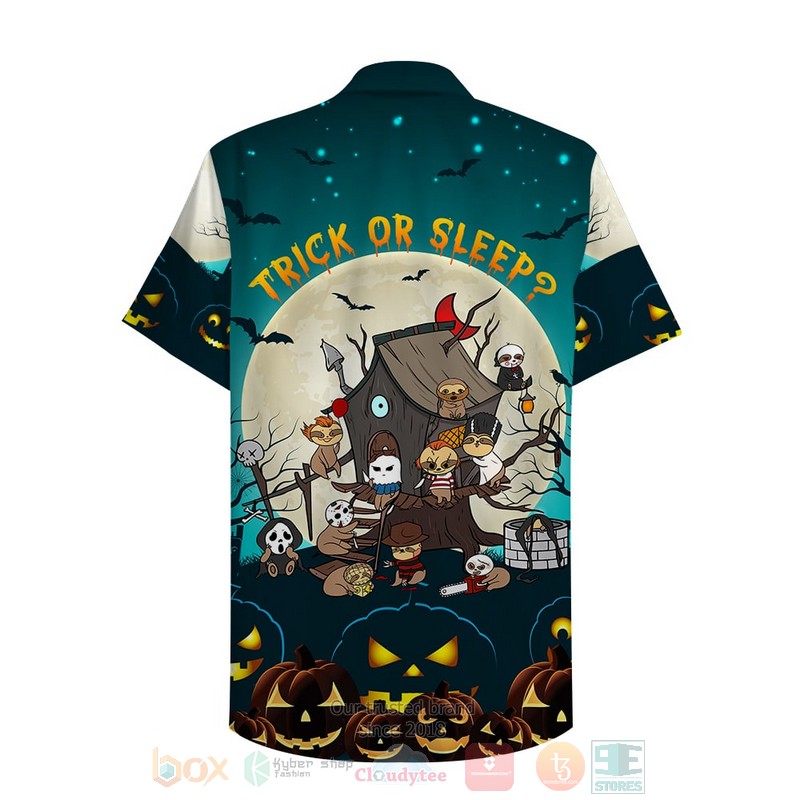 BEST Trick Or Sleep Halloween Cute 3D Aloha Shirt word1