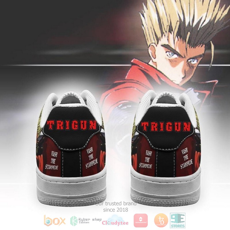 NEW Trigun Vash The Stampede Anime Nike Air Force shoes sneaker 3 Trigun Vash The Stampede Anime Nike Air Force Shoes 1 2