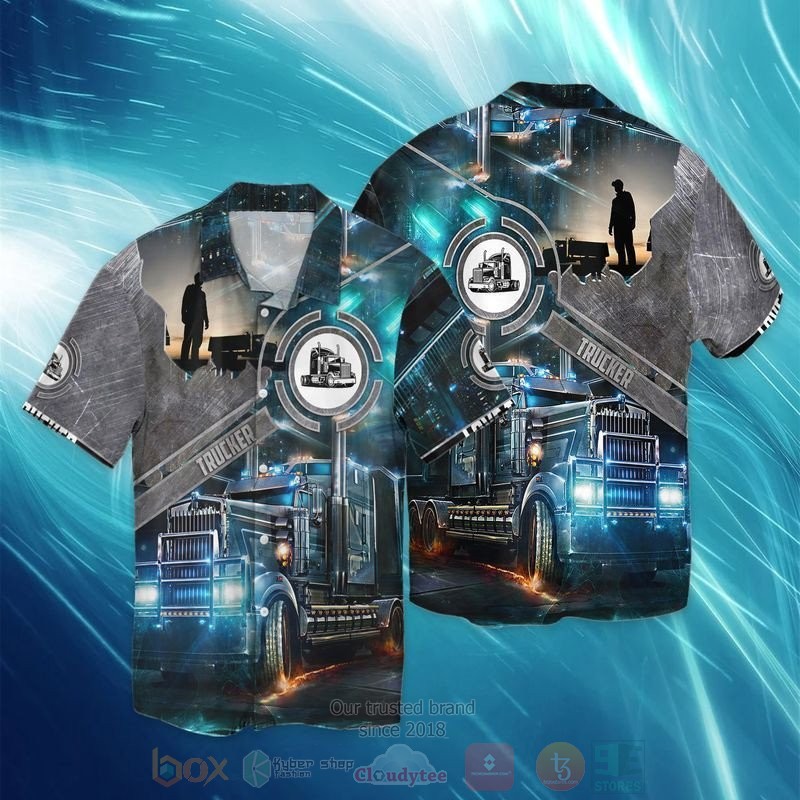 BEST Truck Lovers All Over Print Tropical Shirt 2 Truck Lovers Short Sleeve Hawaiian Shirt