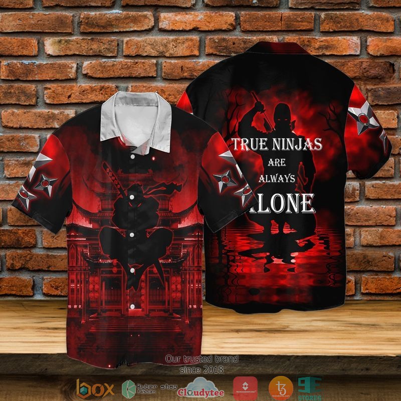 True Ninja A NameLess Shinobi Who Protect Peace Within Its Shadow That Is A True Shinobi Short Sleeve Hawaiian Shirt