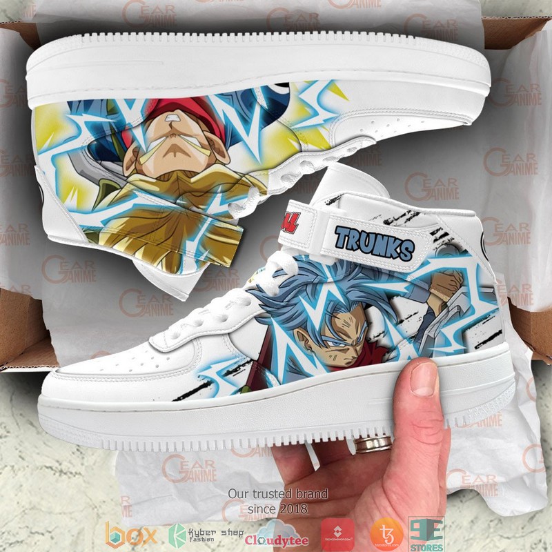 Trunks Dragon Ball Anime for Otaku High Air Force Shoes 1 2 3