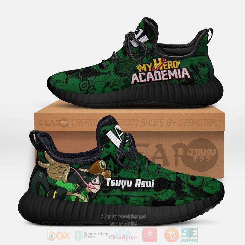 Tsuyu Asui Custom Froppy BNHA My Hero Academia Anime Reze Shoes