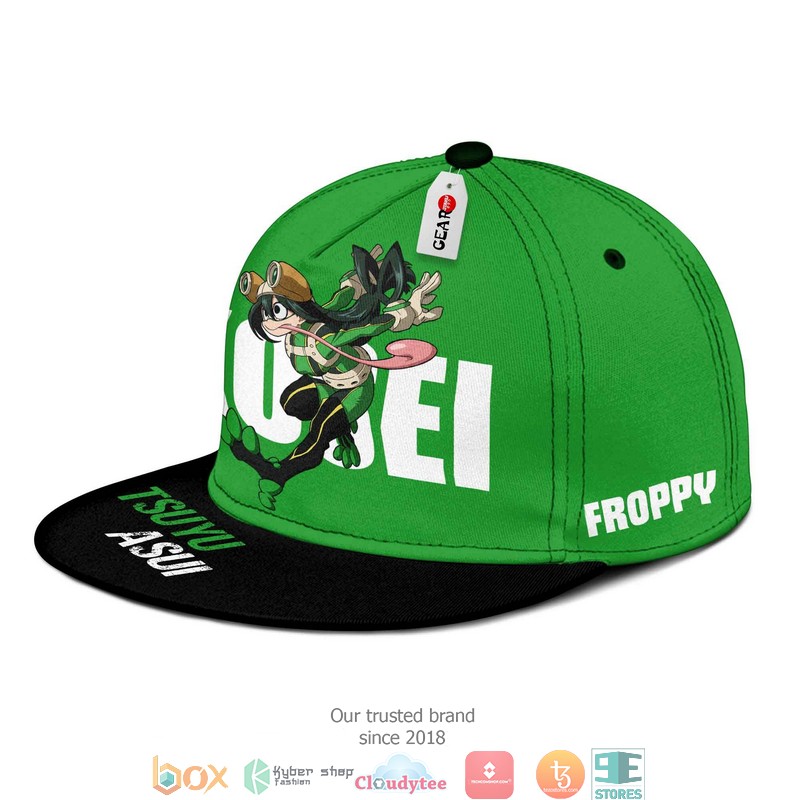 Tsuyu Asui Froppy My Hero Academia Anime Snapback hat 1