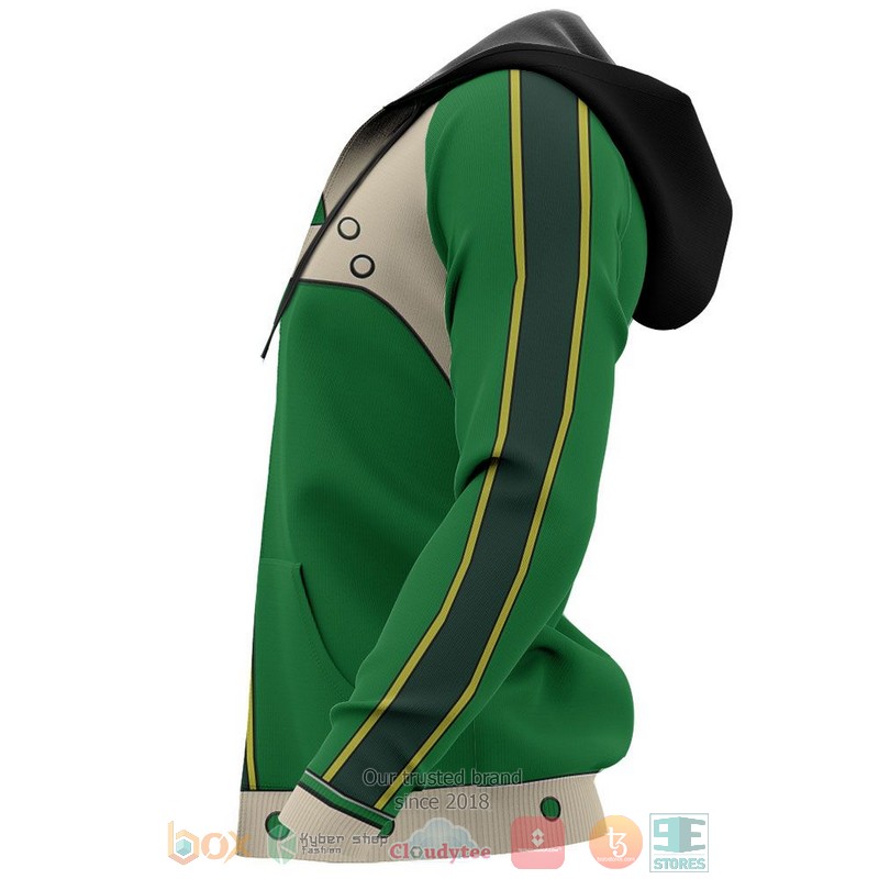 NEW Tsuyu Asui Froppy Uniform My Hero Academia Anime Full Printed 3D Sweater, Hoodie 6 Tsuyu Asui Froppy Uniform My Hero Academia Anime 3D Hoodie Bomber Jacket 1 2 3 4 5