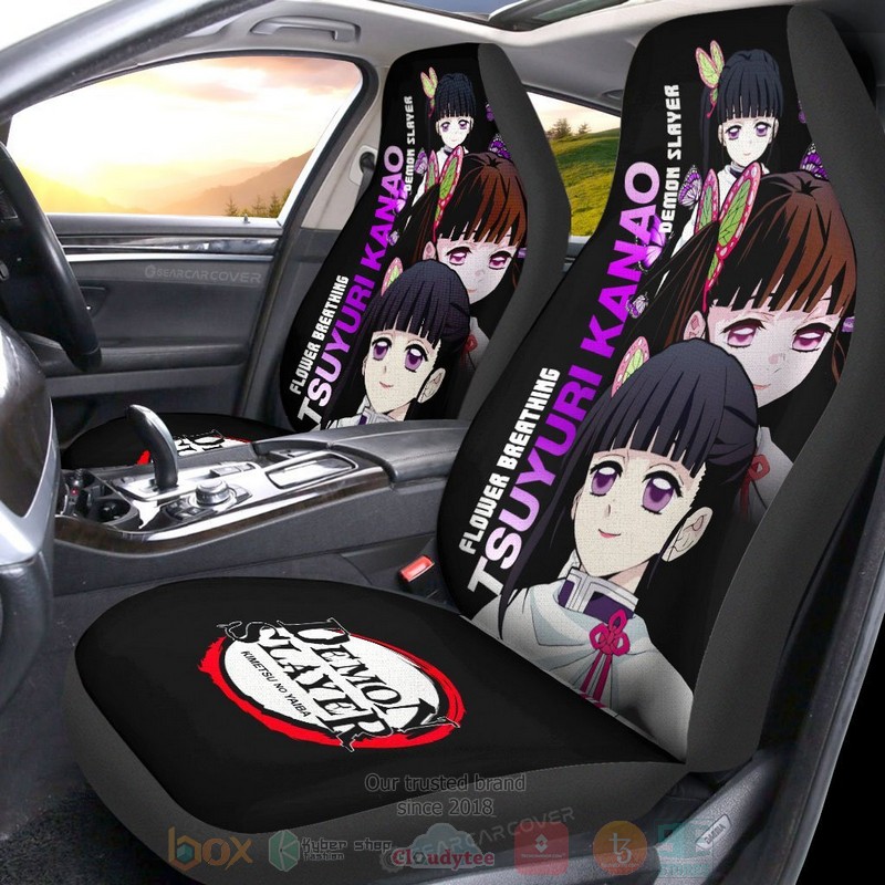 Tsuyuri Kanao Demon Slayer Anime Car Seat Cover 1