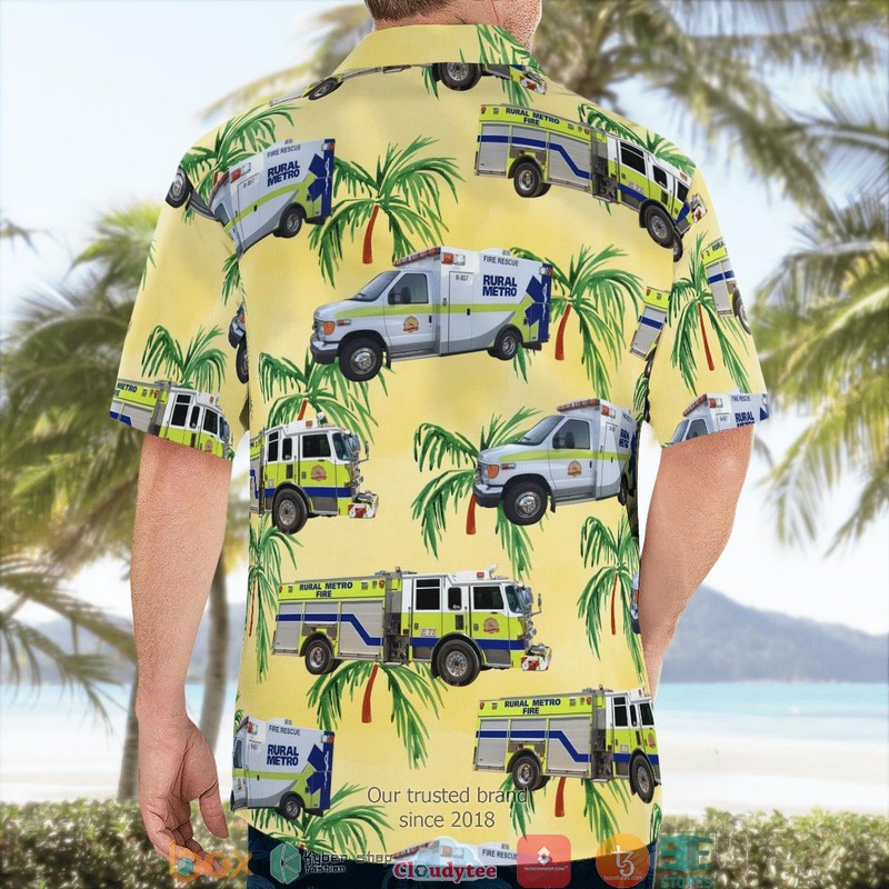 Tucson Arizona Rural Metro Fire Pima County 3D Hawaii Shirt 1 2 3