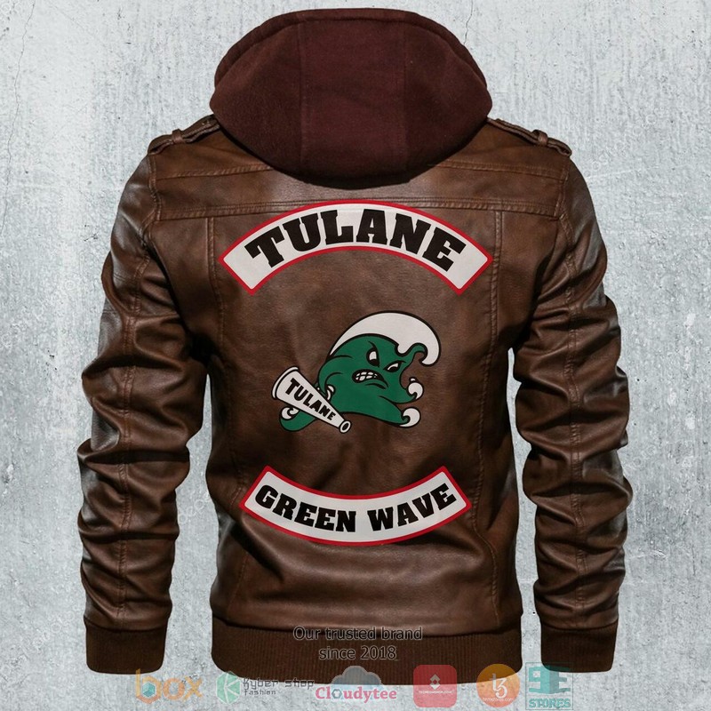 Tulane Green Wave NCAA Football Leather Jacket