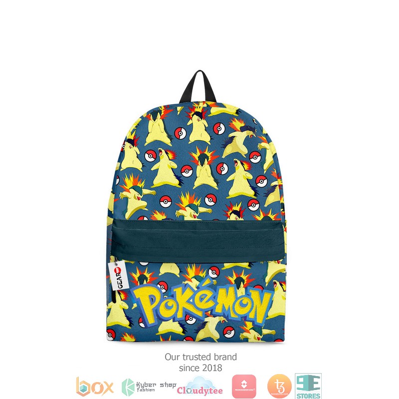 Typhlosion Pokemon Anime Backpack