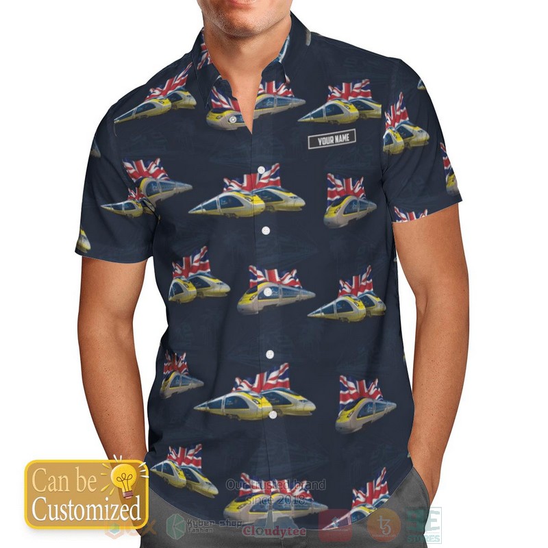 UK British Train Driver 1 Custom Name Hawaiian Shirt