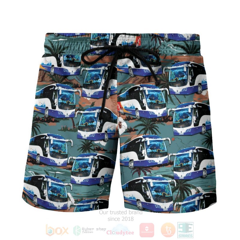 BEST UK Coach Driver 2 Aloha Shirt, Beach Short 2 UK Coach Driver 2 Hawaiian Shirt Short 1