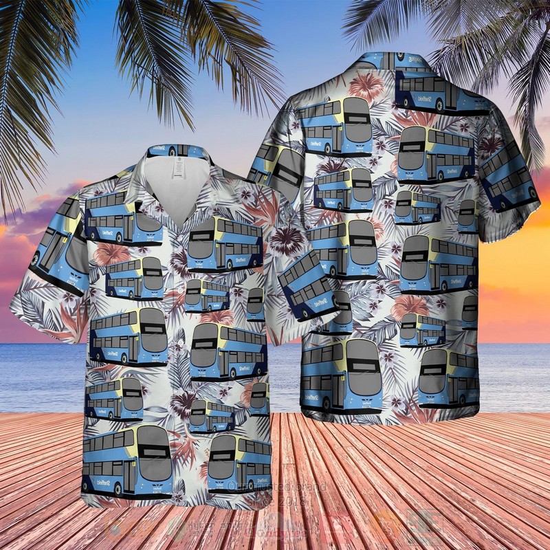 BEST UK Double-Decker Bus Sheffield 3D Aloha Shirt 1 UK Double Decker Bus Sheffield Hawaiian Shirt