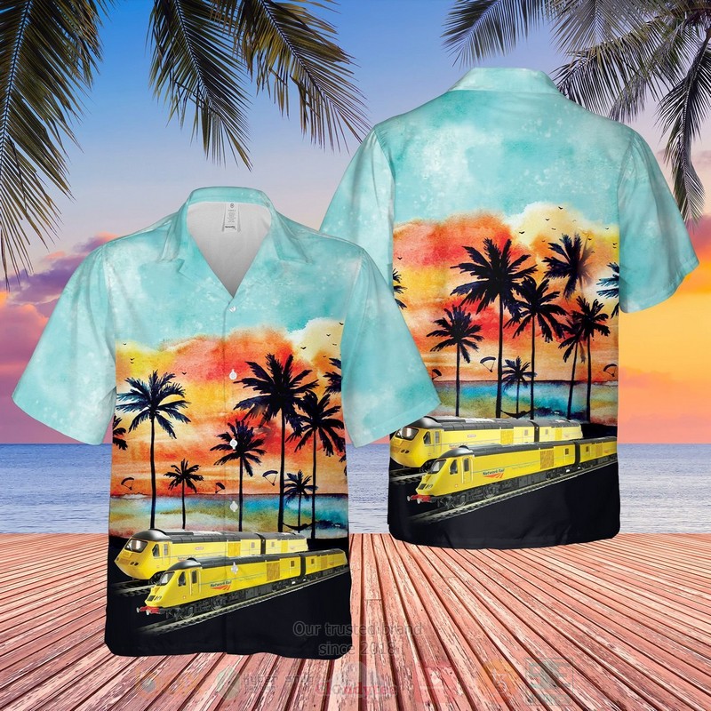 BEST UK Network Rail New Measurement Train 3D Aloha Shirt 2 UK Network Rail New Measurement Train Hawaiian Shirt