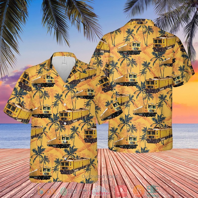 UK Network Rail Railgrinder Hawaiian Shirt