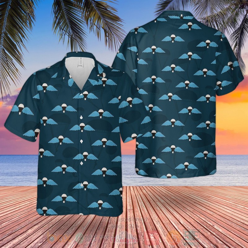 UK Parachute Regiment Wings Hawaiian Shirt